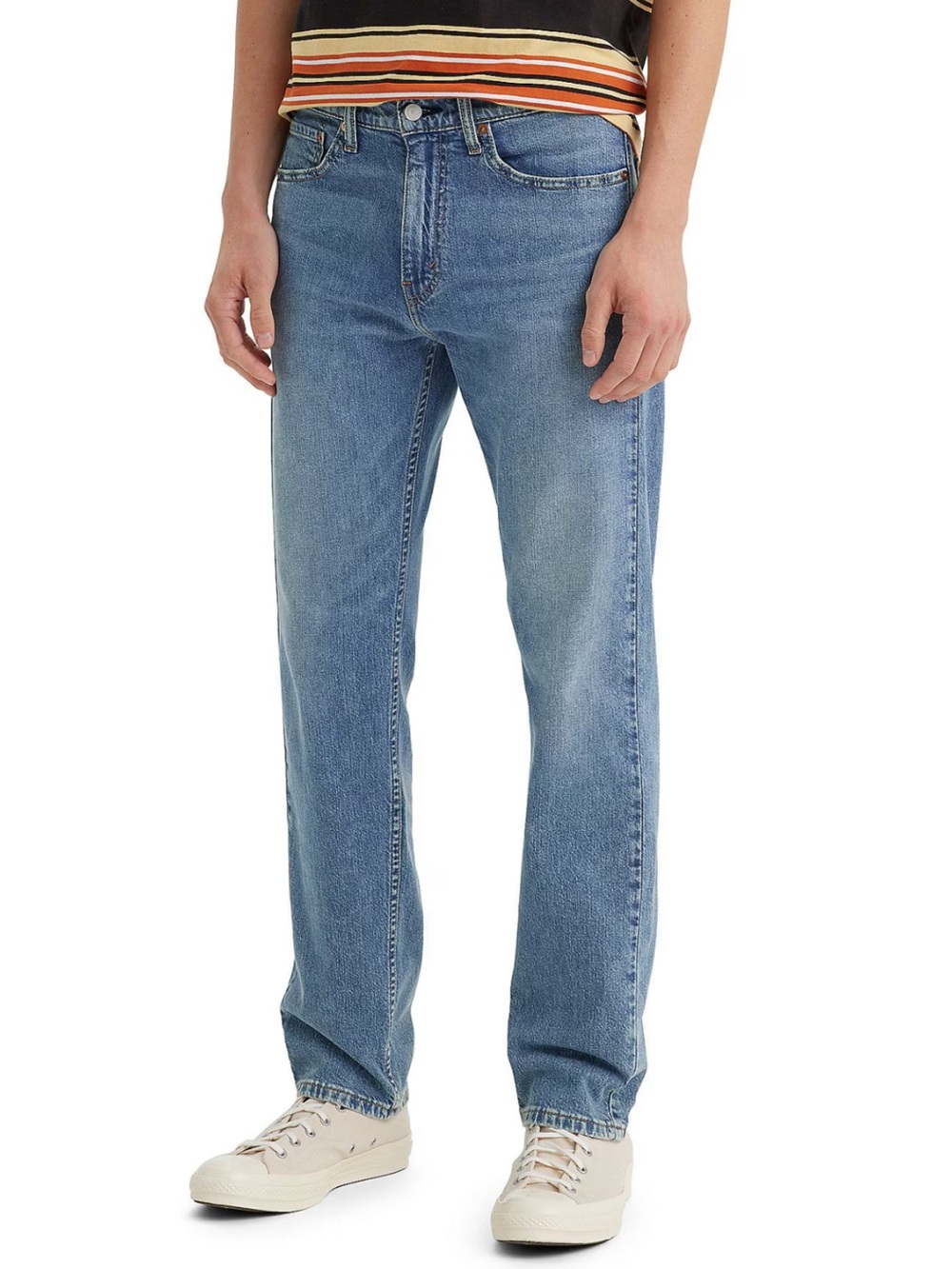 Levi’s Sz 34 x 32 Men's Jeans 505 Regular Fit Blue Denim Classic Neutral Fall